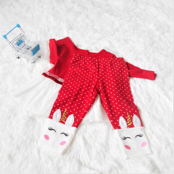 Magical Season 2 Piece  Unicorn Set 12M Baby - Picture 2 of 13